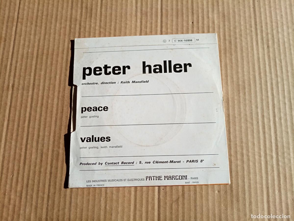 Discos de vinilo: PETER HALLER - PEACE SINGLE 1970 EDICION FRANCIA - Foto 3