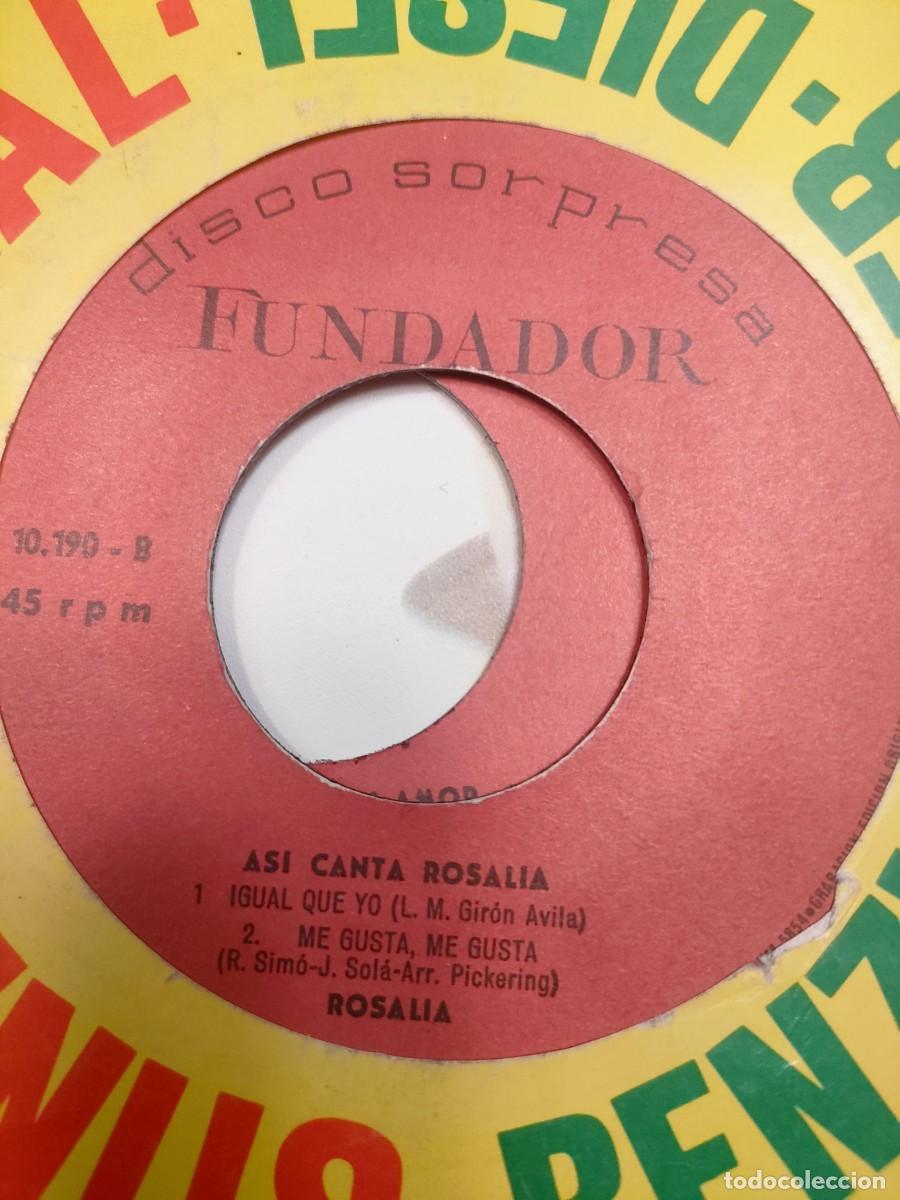 Discos de vinilo: Rosal&iacute;a - As&iacute; canta Rosalia - Foto 1