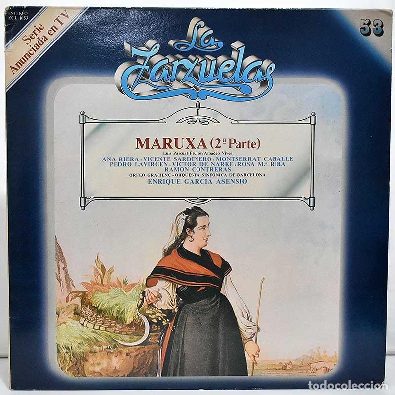 Vinyl records: Maruxa (2&ordf; parte). La Zarzuela N&ordm; 53. LP