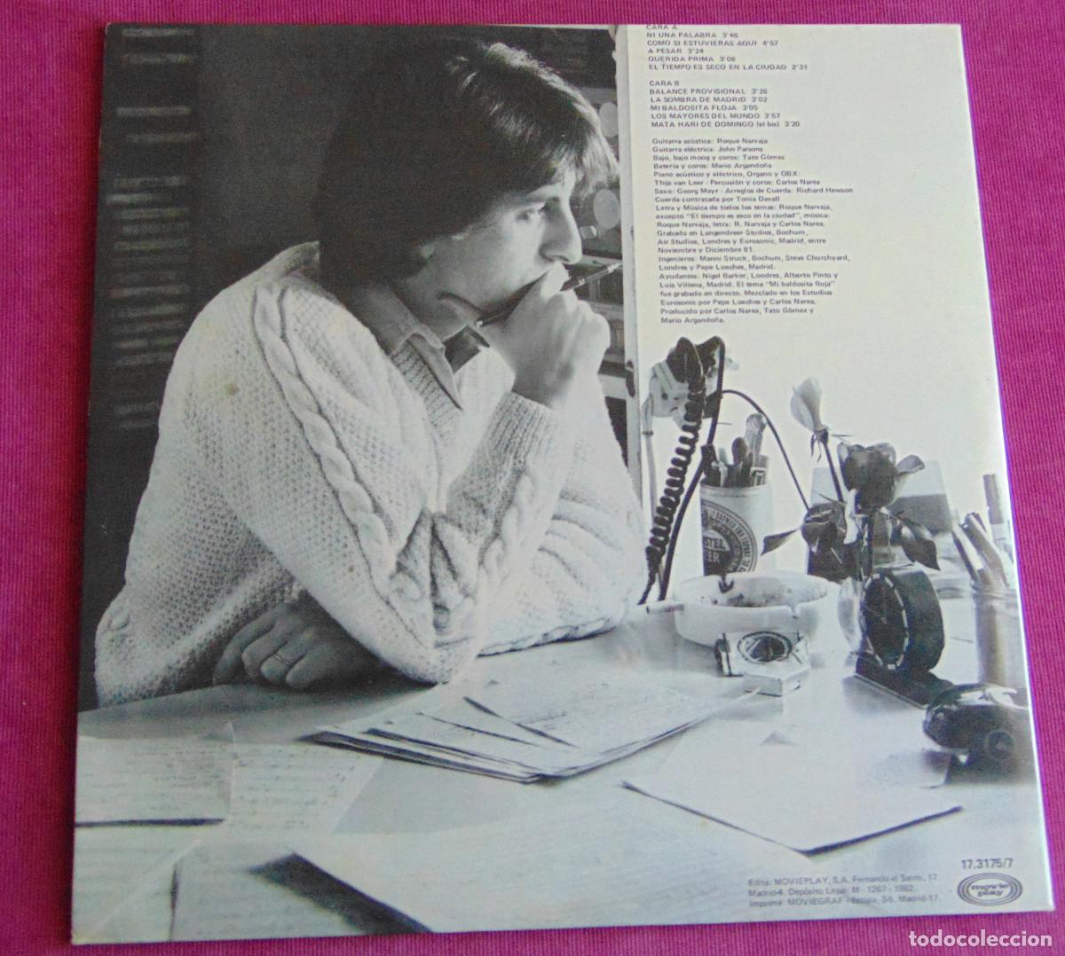 Discos de vinilo: Roque Narvaja &ndash; Balance Provisional - LP GATEFOLD 1982 - Foto 4