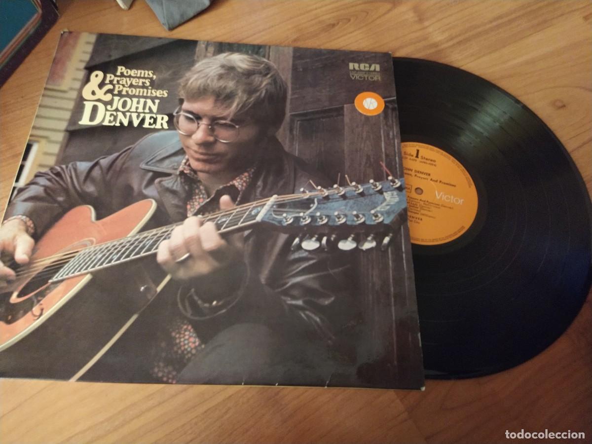 Discos de vinilo: John Denver lp poems prayers & promises RCA - Foto 1