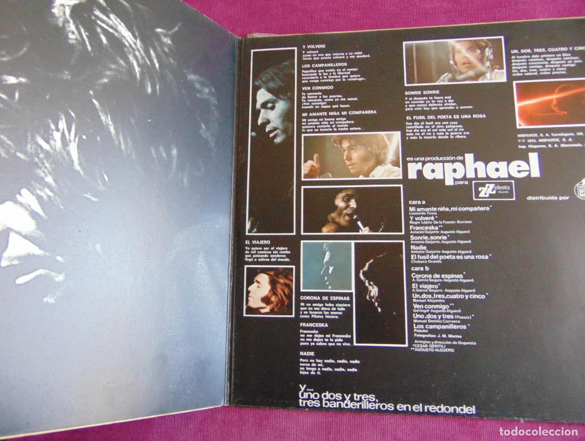 Discos de vinilo: RAPHAEL LP 1973 - PORTADA GATEFOLD - Foto 4