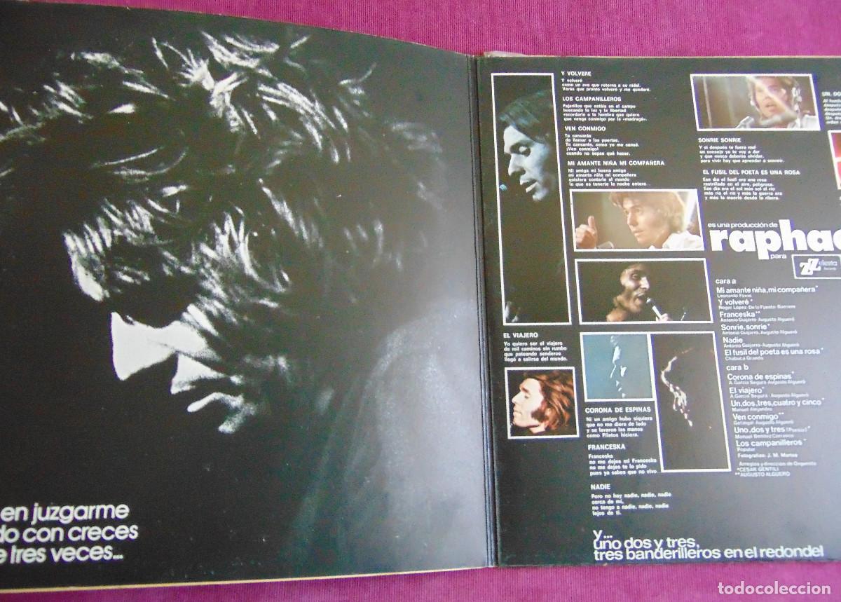 Discos de vinilo: RAPHAEL LP 1973 - PORTADA GATEFOLD - Foto 2