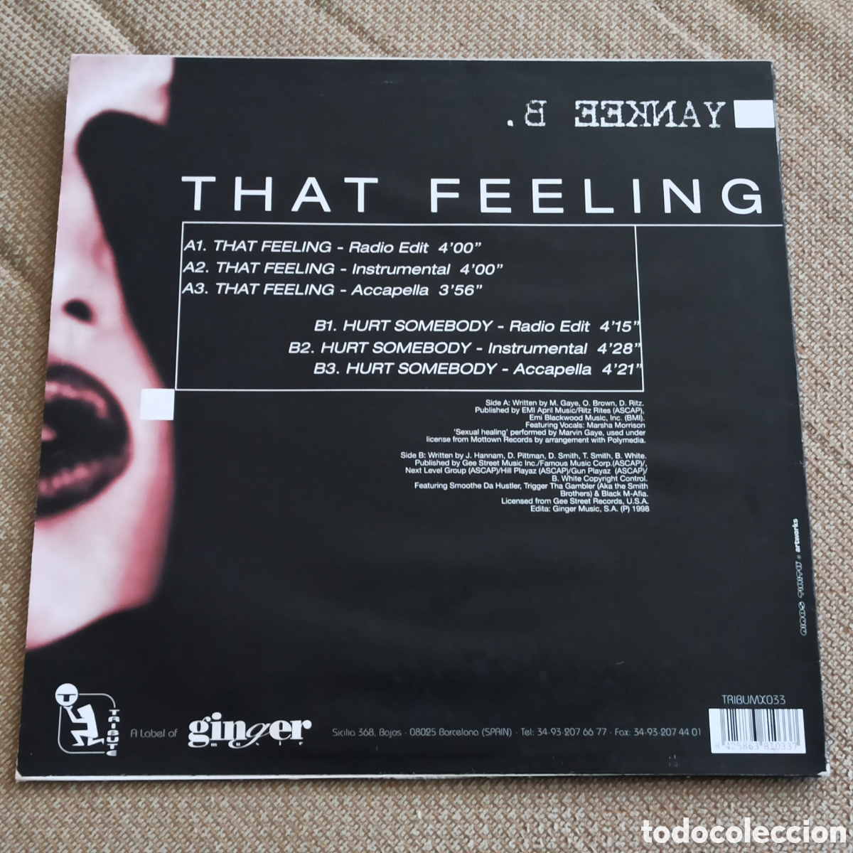 Discos de vinilo: Yankee B. - That Feeling (12&rdquo;) - Foto 2