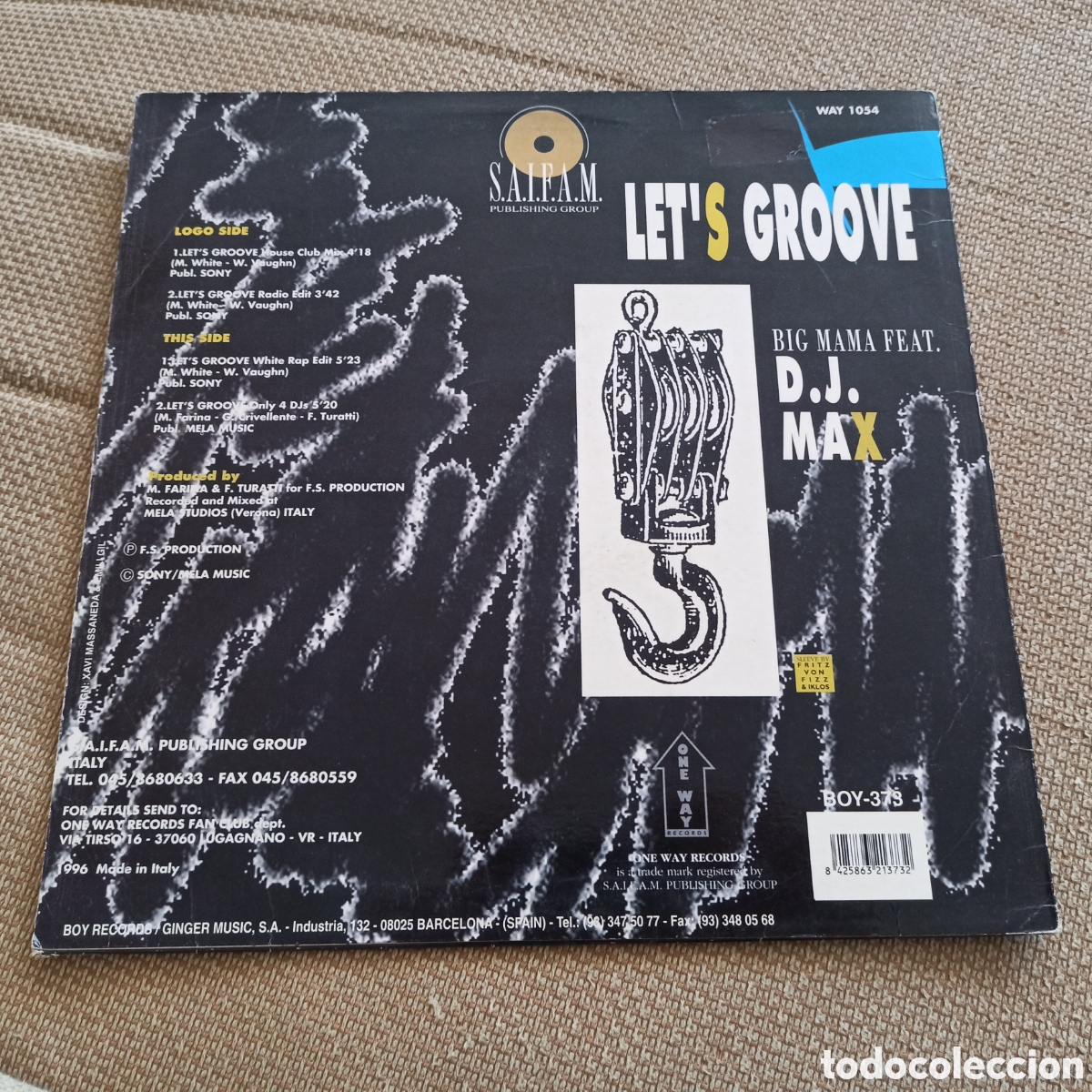 Discos de vinilo: Big Mama Feat. DJ Max - Lets Groove (12&rdquo;) - Foto 2