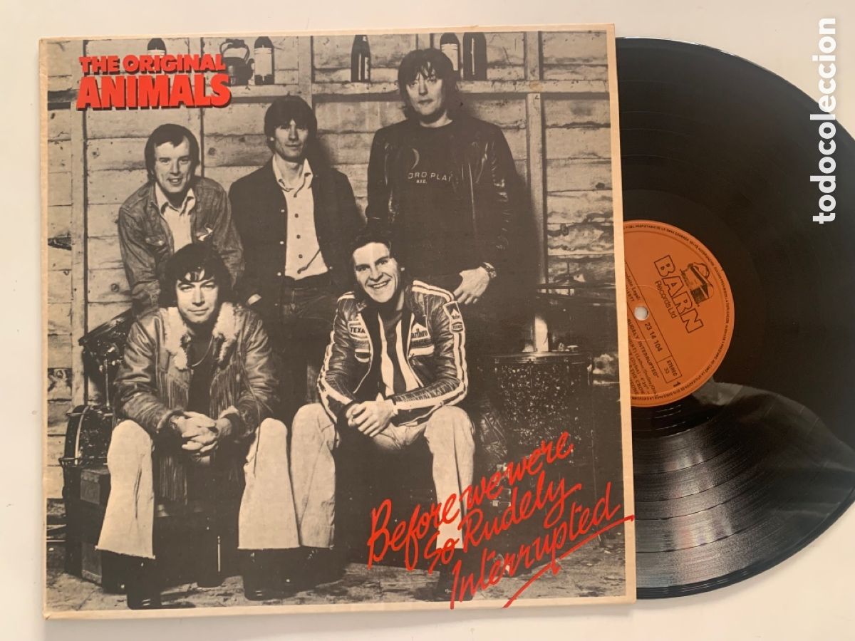 Disques de vinyle: lp The Original Animals Before We Were So Rudely Interrupted edicion espa&ntilde;ola de 1977