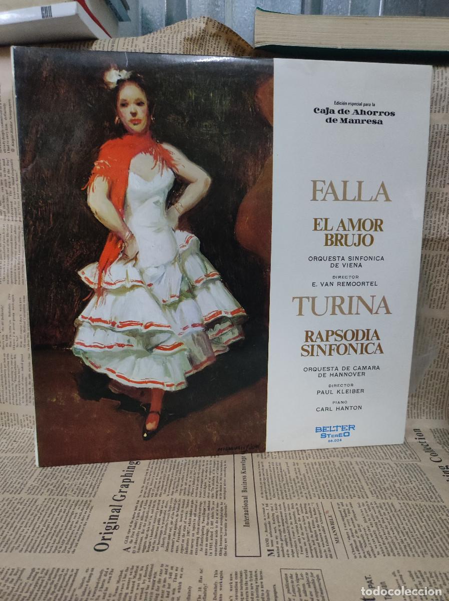 Discos de vinilo: Falla / Turina &ndash; El Amor Brujo / Rapsodia Sinf&oacute;nica - Foto 1
