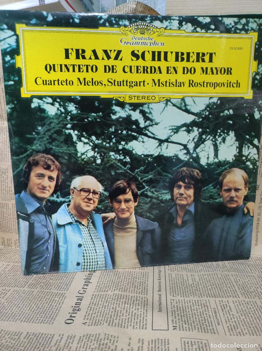 Discos de vinilo: SCHUBERT - QUINTETO DE CUERDA - CUARTETO MELOS DE STUTTGART - Foto 1