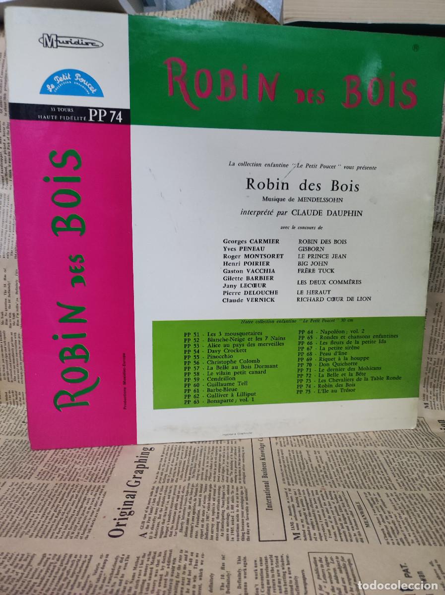 Discos de vinilo: Claude Dauphin &ndash; Robin Des Bois - Foto 2