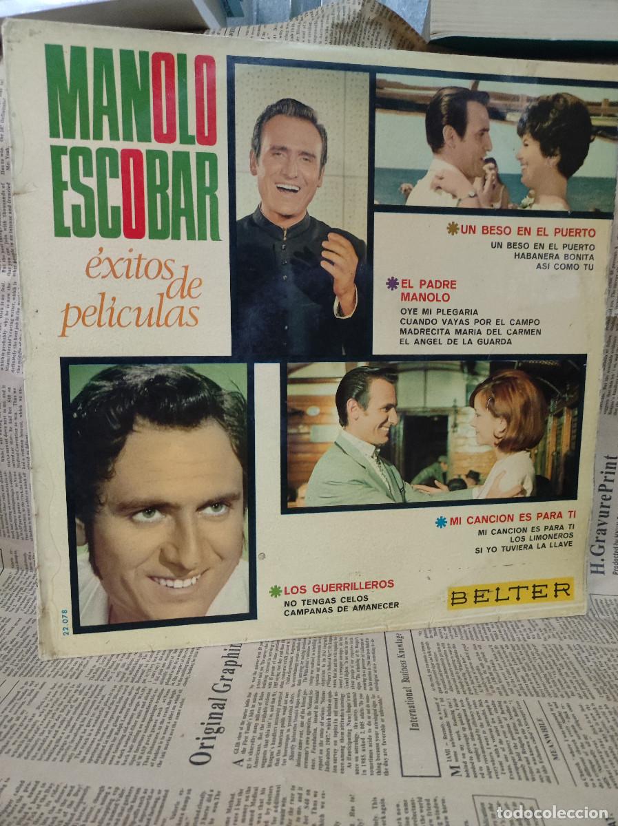 Discos de vinilo: Manolo Escobar &ndash; Exitos De Peliculas - Foto 1