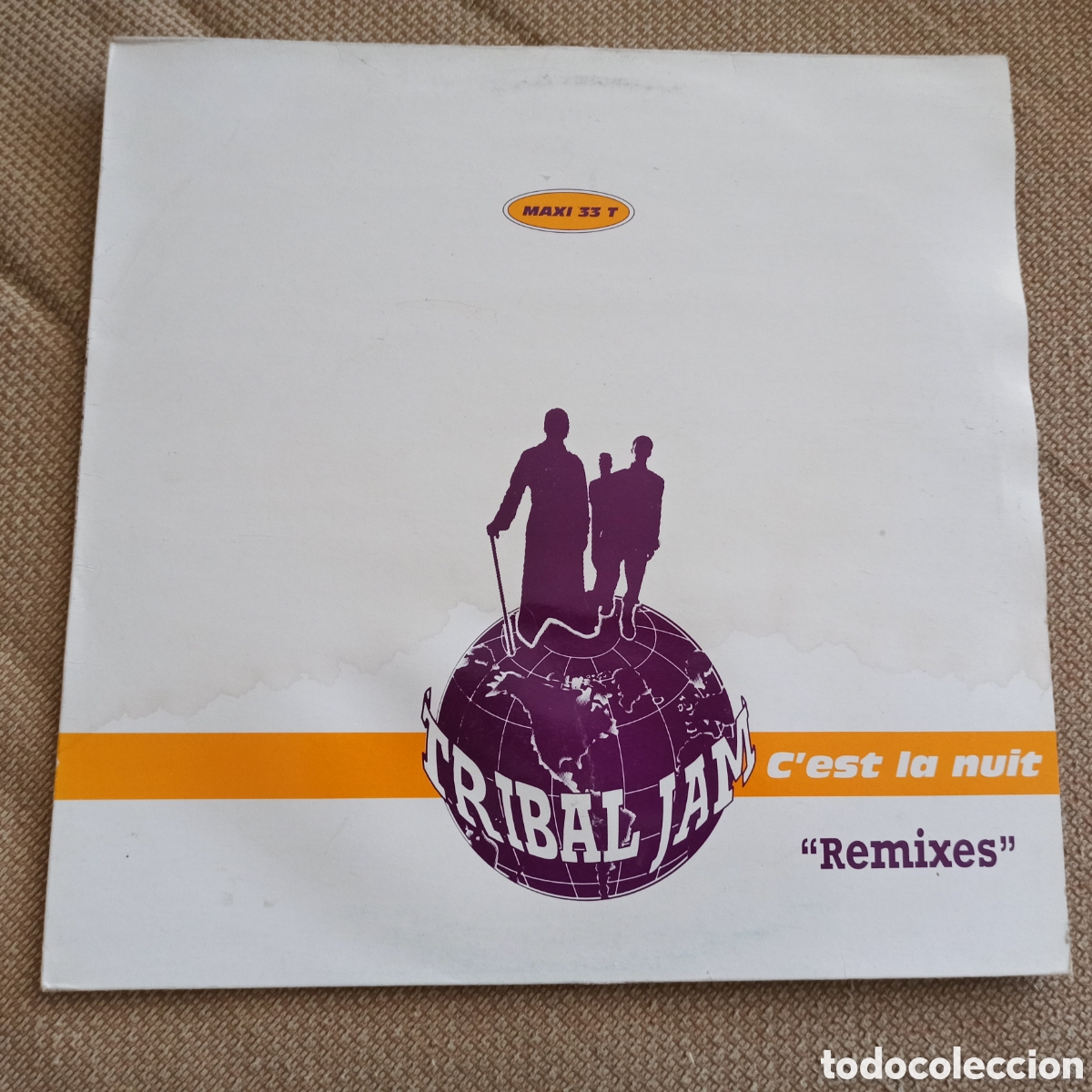 Discos de vinilo: Tribal Jam - CEst La Nuit Remixes (LP, Maxi) - Foto 1