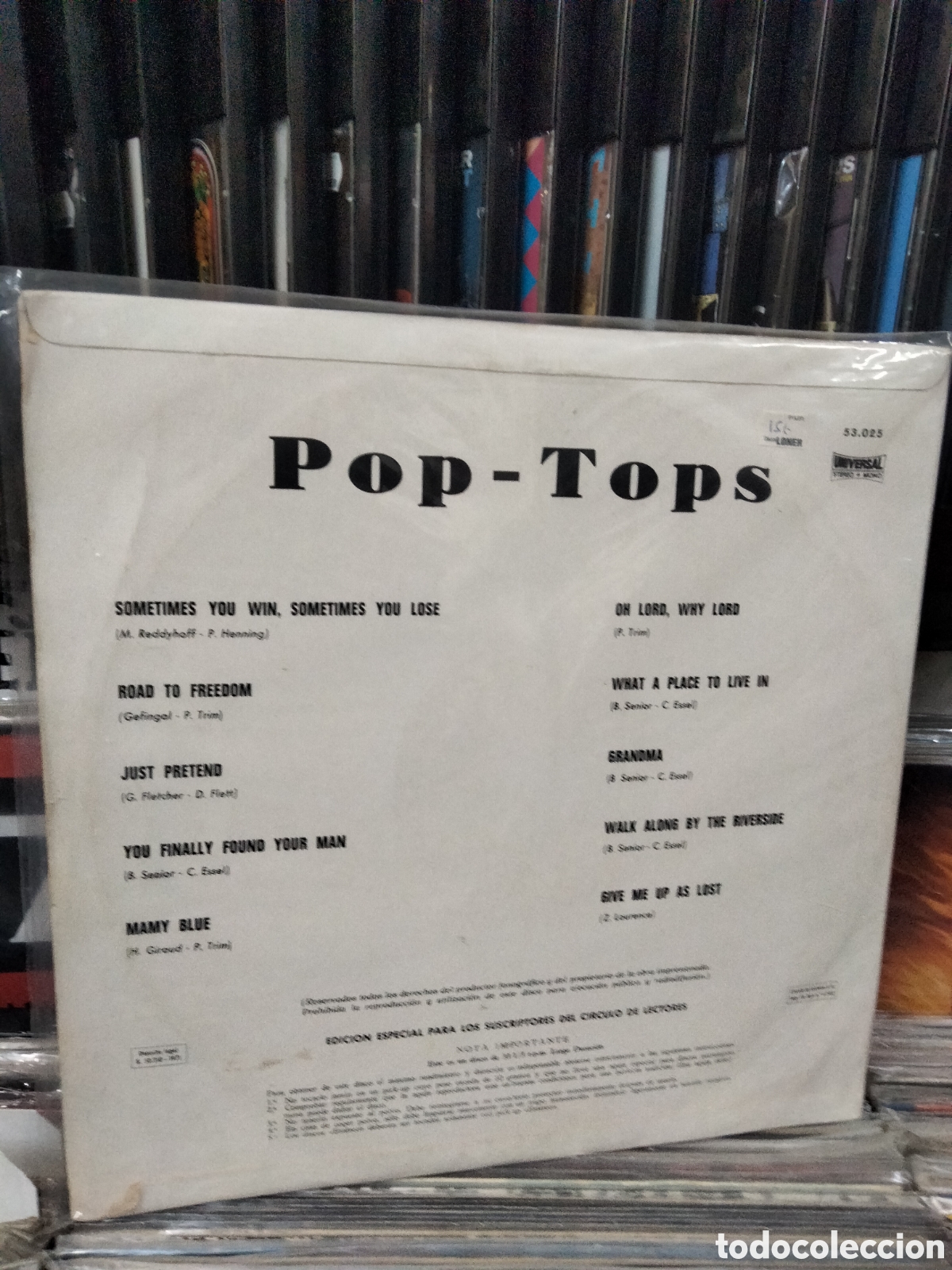 Discos de vinilo: Pop Tops edici&oacute;n c&iacute;rculo de lectores - Foto 2