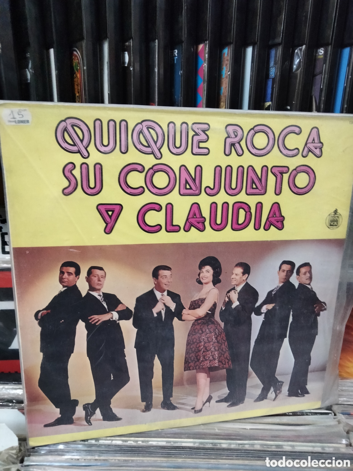 Discos de vinilo: Quique roca su conjunto y claudia - Foto 1