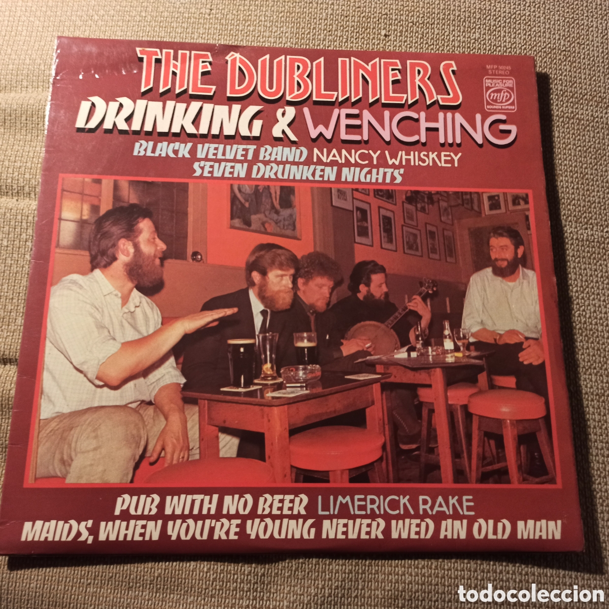 Discos de vinilo: The Dubliners - Drinking & Wenching (LP, Comp) - Foto 1