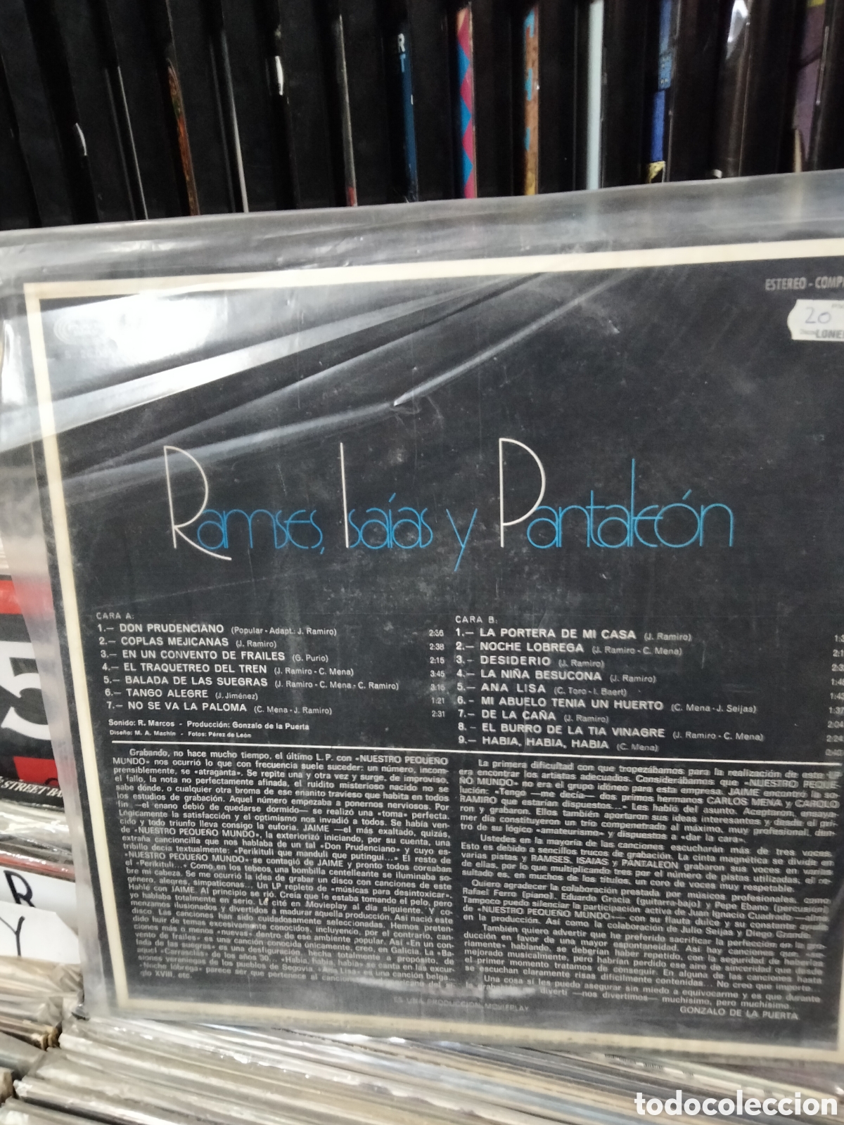 Discos de vinilo: Rams&eacute;s Isa&iacute;as y pantaleon - Foto 2