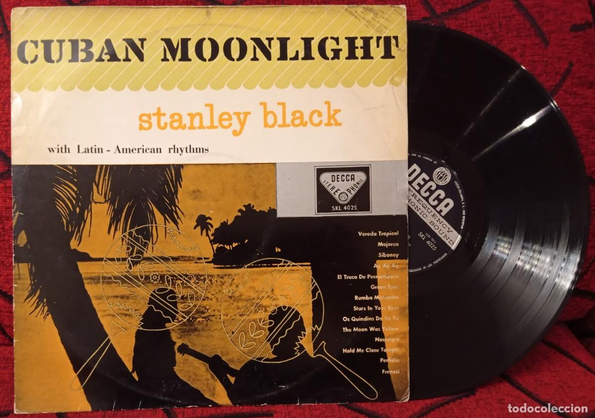 Discos de vinilo: STANLEY BLACK ** Cuban Moonlight ** VINILO LP 1958 - Foto 1