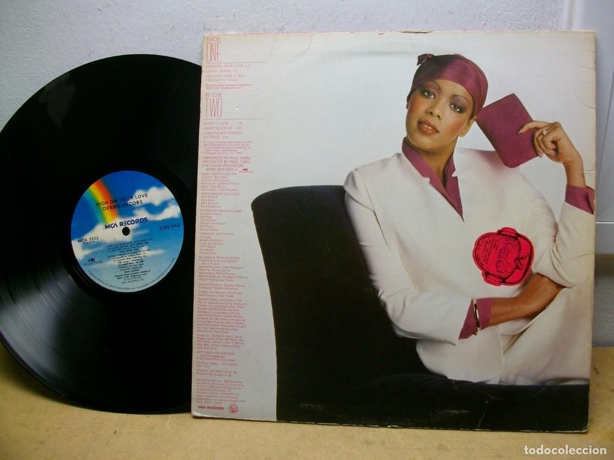 Discos de vinilo: Debbie Jacobs &ndash; High On Your Love LP - Foto 2