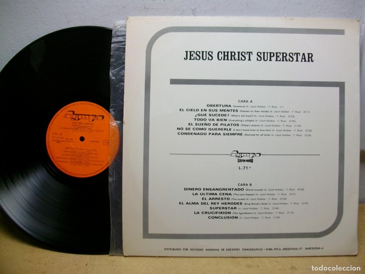 Discos de vinilo: JESUS CHRIST SUPERSTAR A. LLOYD WEBBER LP 1972 - Foto 2