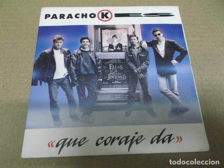 Discos de vinilo: PARACHOKES (SN) QUE CORAJE DA A&Ntilde;O &ndash; 1990 - Foto 1