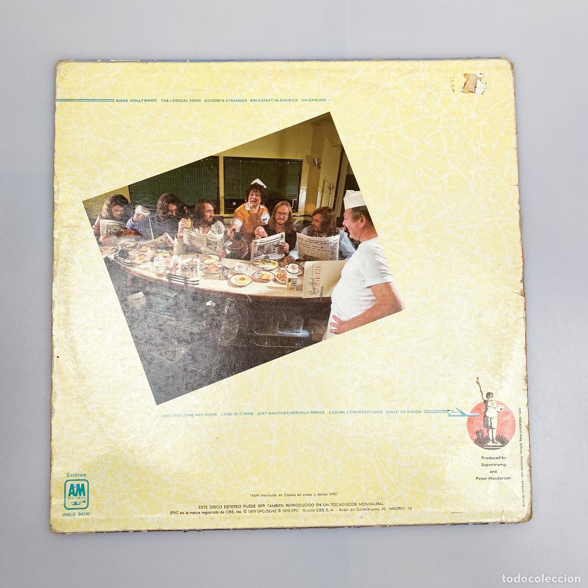 vinilo lp supertramp breakfast in america cbs 1 - Compra venta en  todocoleccion