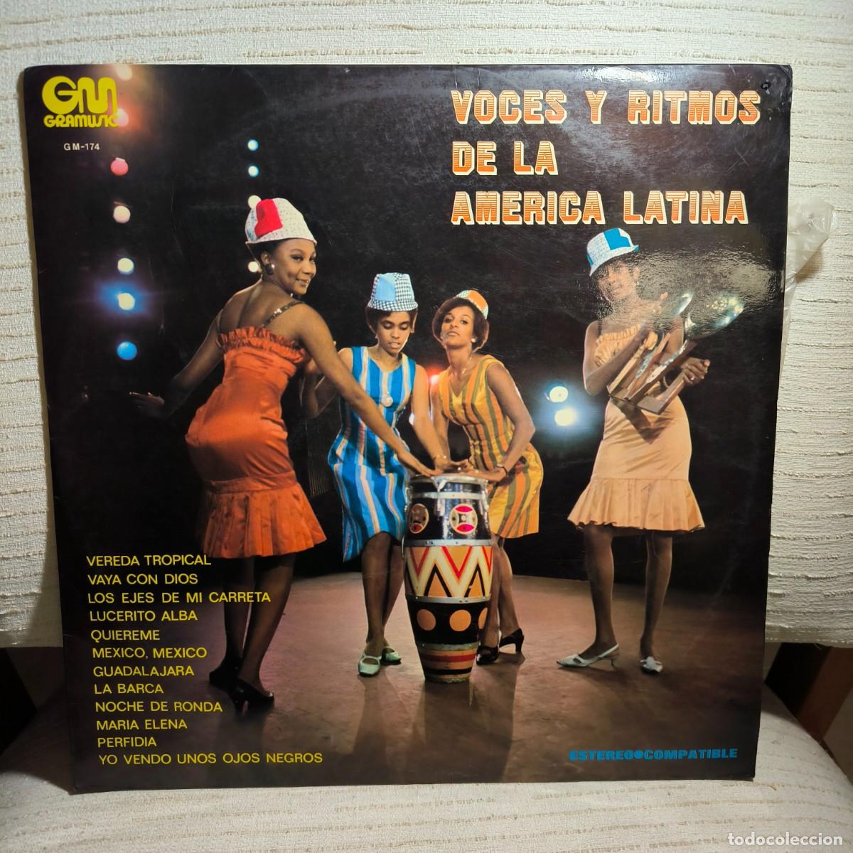 Vinyl records: VOCES Y RITMOS DE LA AMERICA LATINA LP VINILO GRAMUSIC 1972-ESPA&Ntilde;A COMPILATION -LATINO FOLK RANCHERA