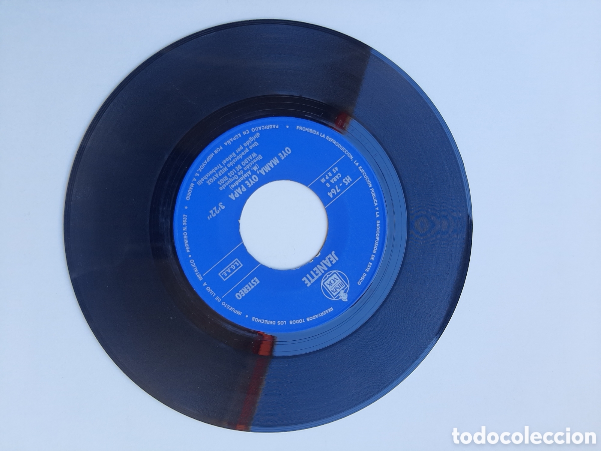 Discos de vinilo: Jeanette - Yo soy rebelde, single vinilo 1971 - Foto 4