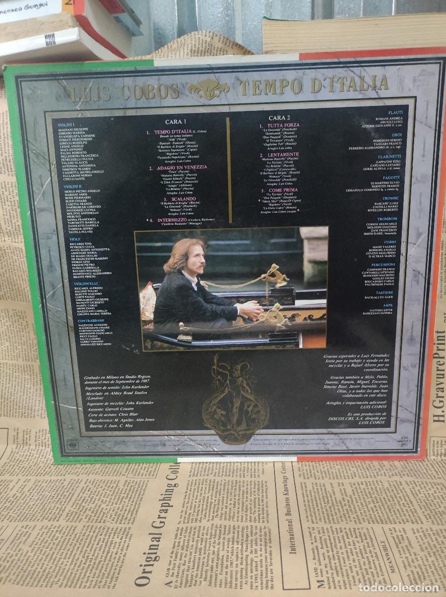 Discos de vinilo: Luis Cobos &ndash; Tempo dItalia - Foto 2