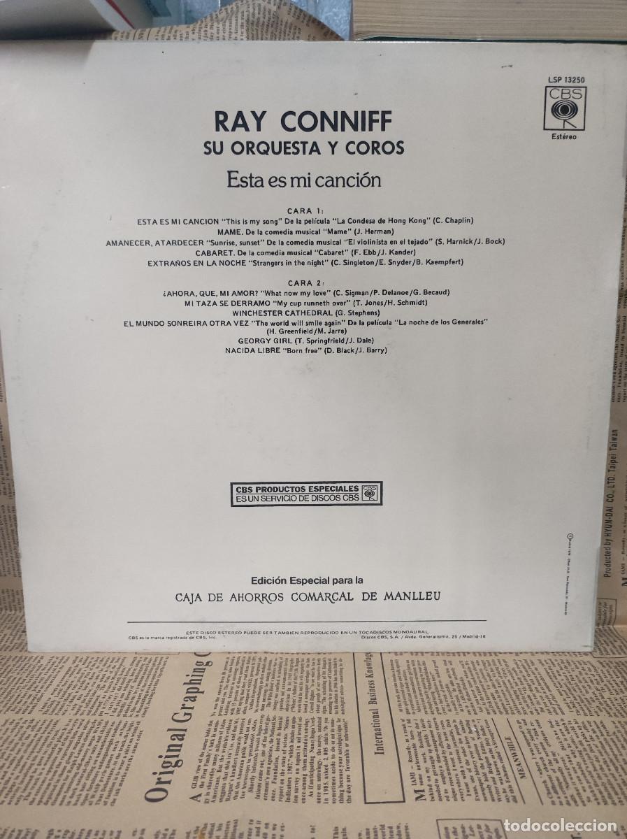 Discos de vinilo: RAY CONNIFF THIS IS MY SONG - Foto 2