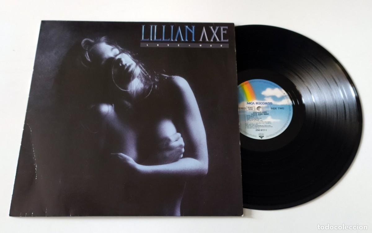 Discos de vinilo: LP LILLIAN AXE - LOVE + WAR - Foto 3