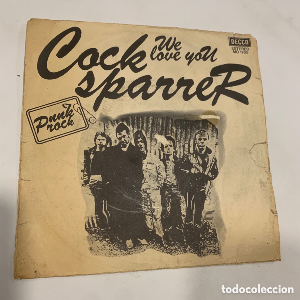 portada del single cock sparrer we love you edi - Compra venta en  todocoleccion