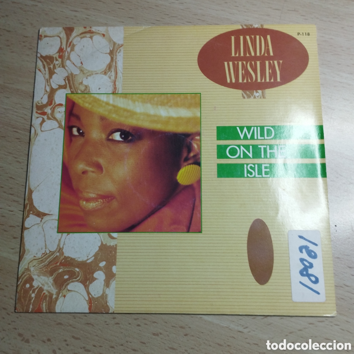 Disques de vinyle: Single 7&rdquo; PROMO Linda Wesley 1986 Wild on the isle. + Instrumental.