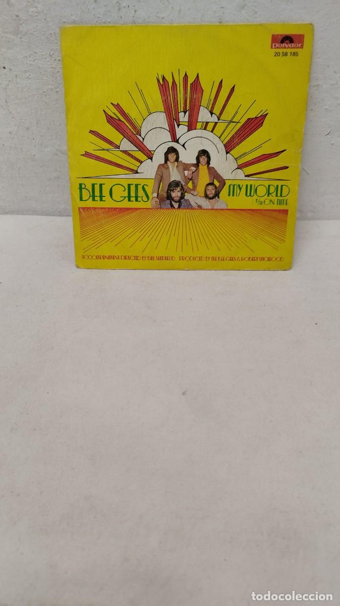 Discos de vinilo: Bee Gees &ndash; My World.Single Vinilo 7&rdquo; - Foto 1