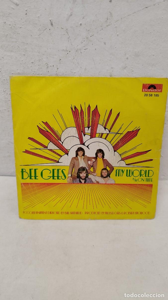 Discos de vinilo: Bee Gees &ndash; My World.Single Vinilo 7&rdquo; - Foto 2