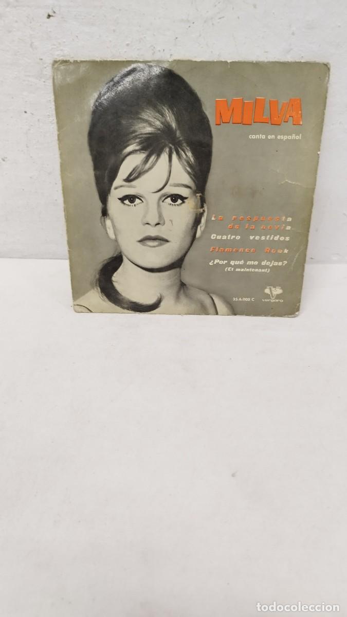 Discos de vinilo: Milva &ndash; Canta En Espa&ntilde;ol.Single Vinilo 7&rdquo; - Foto 1