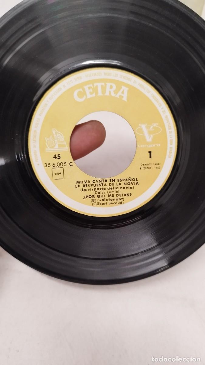 Discos de vinilo: Milva &ndash; Canta En Espa&ntilde;ol.Single Vinilo 7&rdquo; - Foto 2