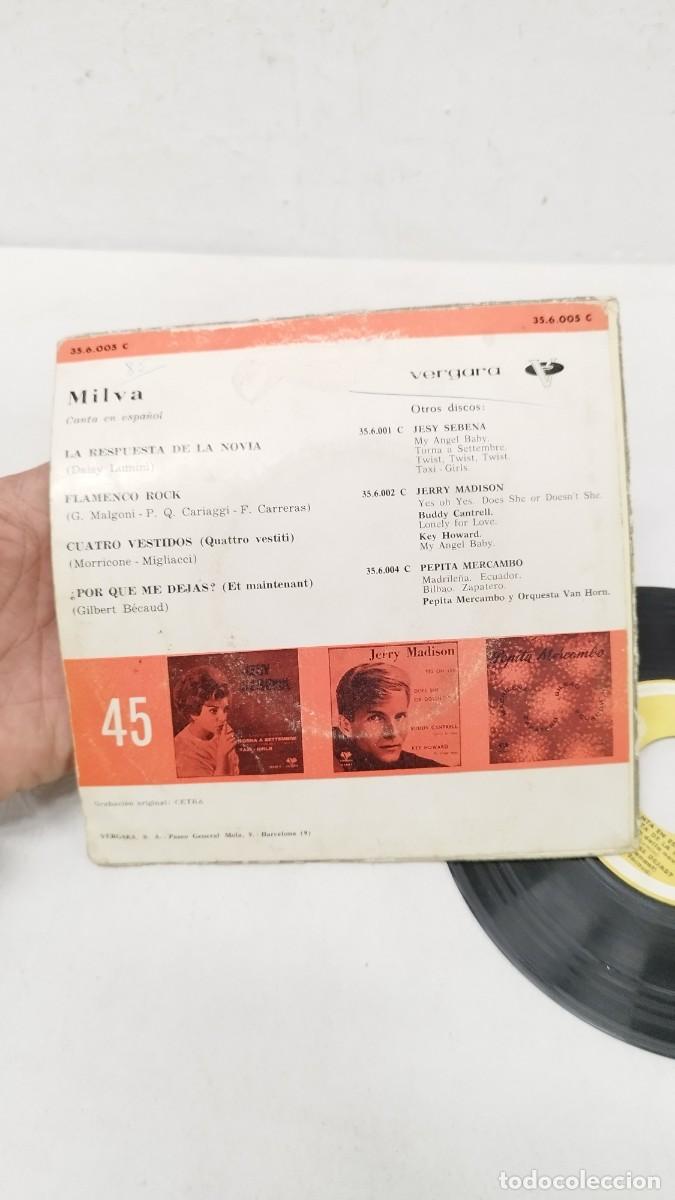 Discos de vinilo: Milva &ndash; Canta En Espa&ntilde;ol.Single Vinilo 7&rdquo; - Foto 4