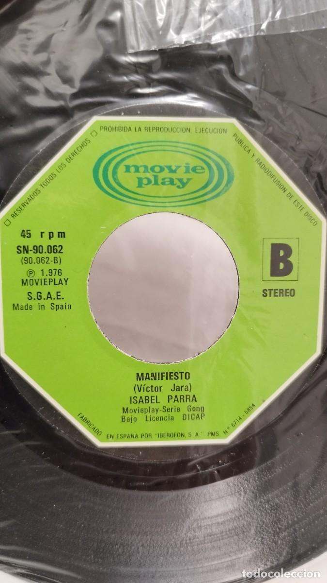 Discos de vinilo: Isabel Parra -Gracias a la Vida.Single vinilo 7&rdquo; - Foto 2