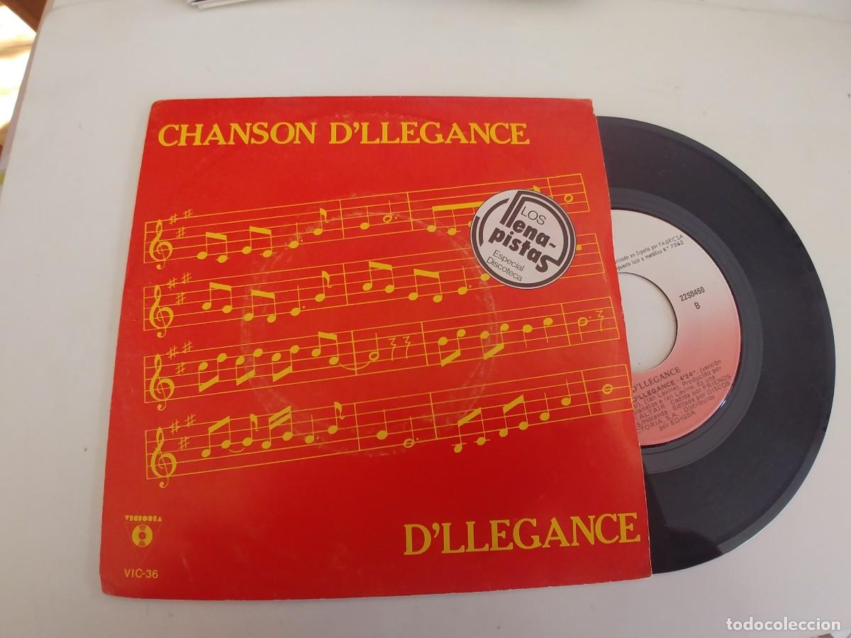 Discos de vinilo: DLLEGANCE-SINGLE CHANSON DLLEGANCE-NUEVO - Foto 1