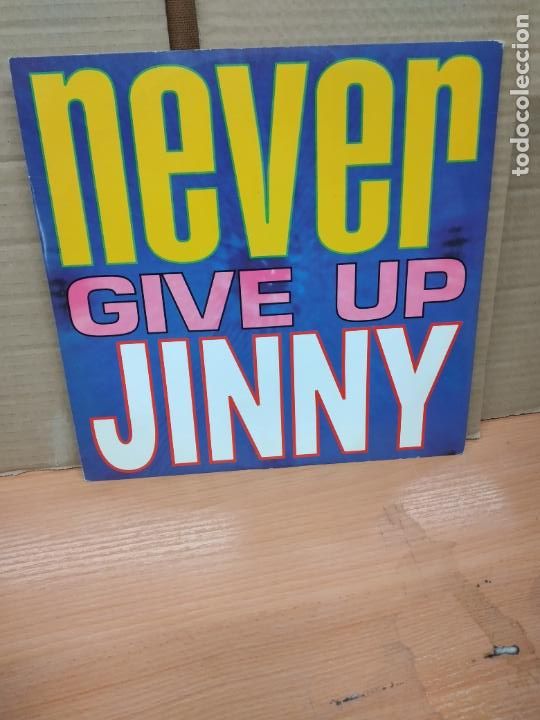 Discos de vinilo: JINNY - NEVER GIVE UP - LP TIME 1992 - Foto 1