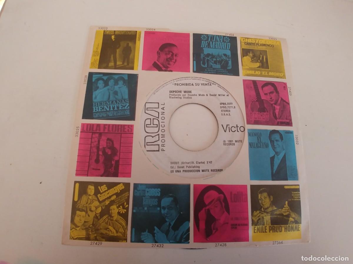 Discos de vinilo: DEPECHE MODE-SINGLE NEW LIFE-PROMO-SIN FUNDA - Foto 1
