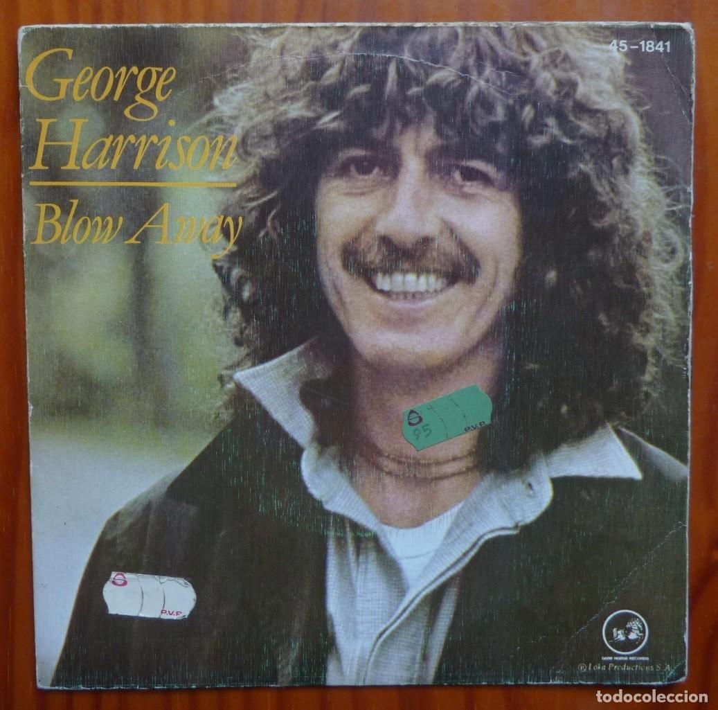 Discos de vinilo: GEORGE HARRISON / BLOW AWAY/ 1979/ SINGLE - Foto 1