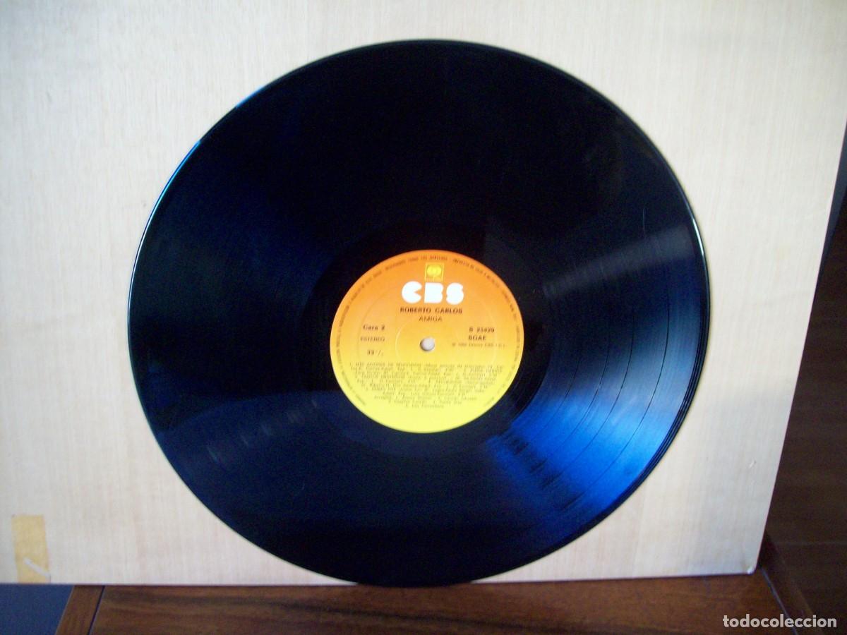 Discos de vinilo: ROBERTO CARLOS - AMIGA - LP 1982 - Foto 3