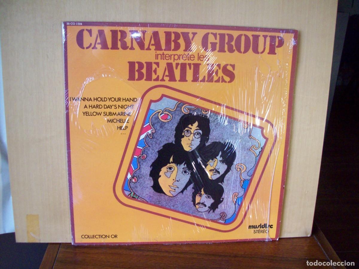 Discos de vinilo: CARNABY GROUP - INTERPRETA A LOS BEATLES - LP FABRICADO EN FRANCIA - Foto 1