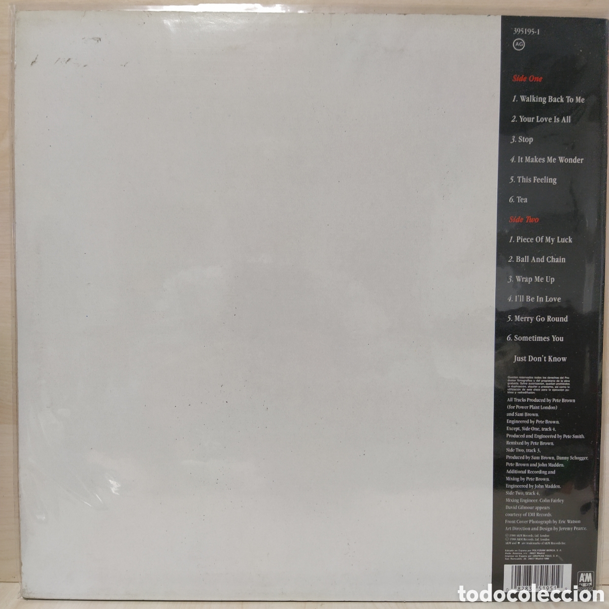 Discos de vinilo: Sam Brown - Stop! (LP, Album) - Foto 2