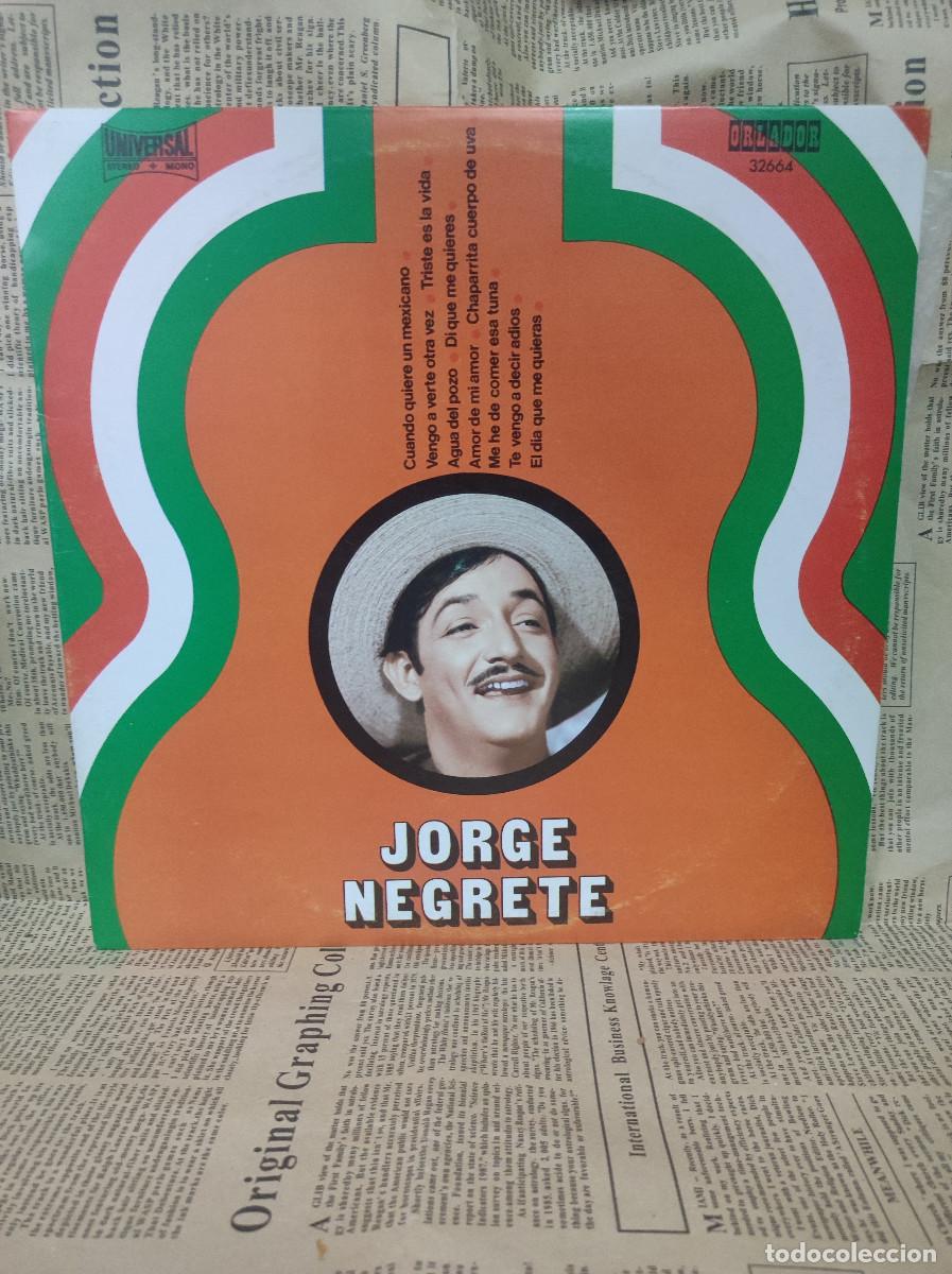 Discos de vinilo: Jorge Negrete &ndash; Jorge Negrete - Foto 1