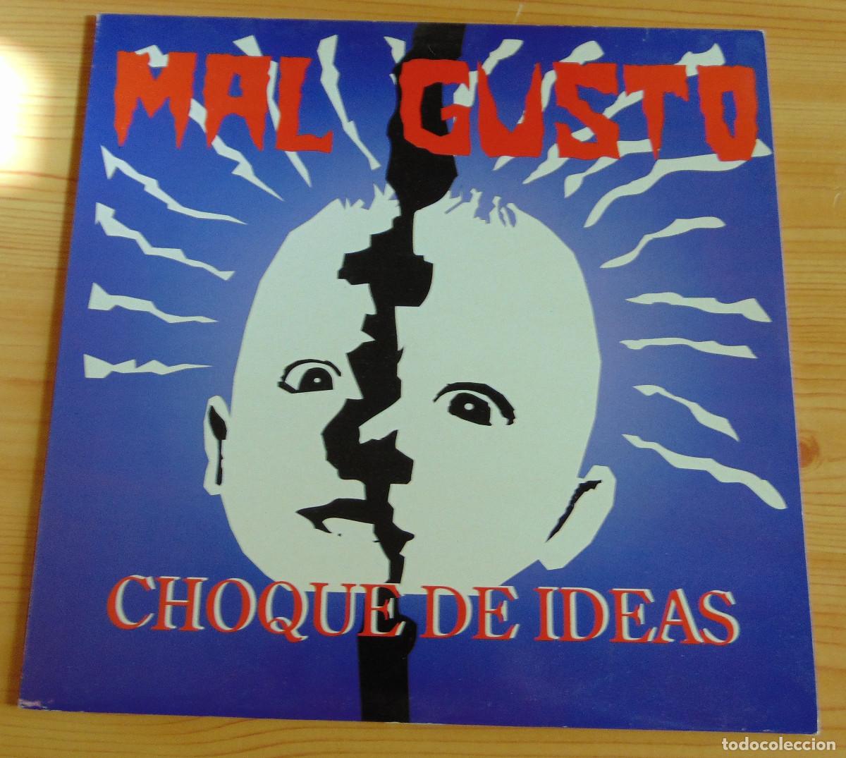 Discos de vinilo: MAL GUSTO - CHOQUE DE IDEAS - LP VINILO 1994 - Foto 4