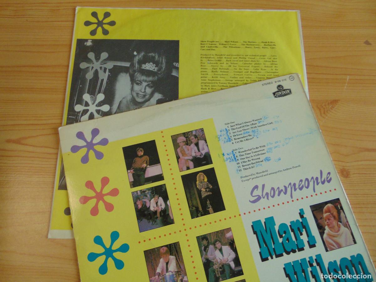 Discos de vinilo: MARI WILSON - SHOWPEOPLE - LP DE 1983 - Foto 4