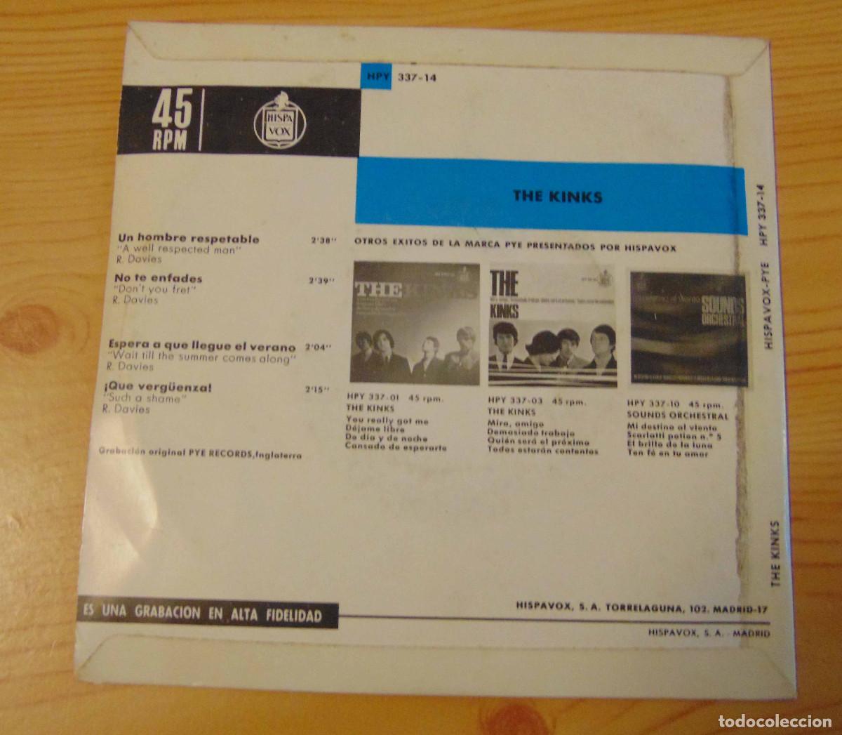 Discos de vinilo: The Kinks &ndash; Kwyet Kinks! - EP 1965 - Foto 5
