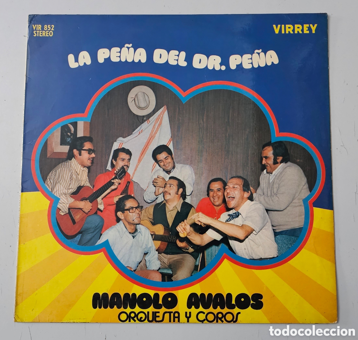 Disques de vinyle: LP MANOLO AVALOS ORQUESTA - La pe&ntilde;a del Dr. Pe&ntilde;a (Per&uacute; - Virrey - 1973) Folk Criollo peruano RAREZA