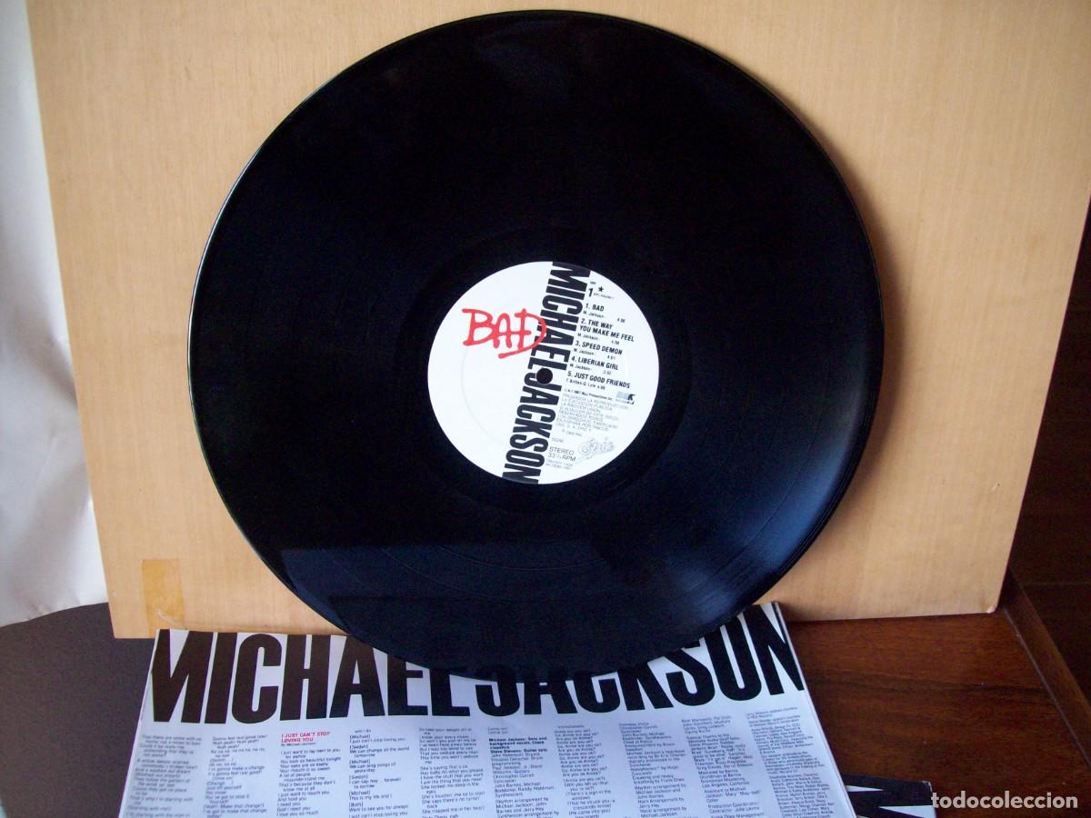 LP. Disco de vinilo. Michael Jackson - Bad. 1987.